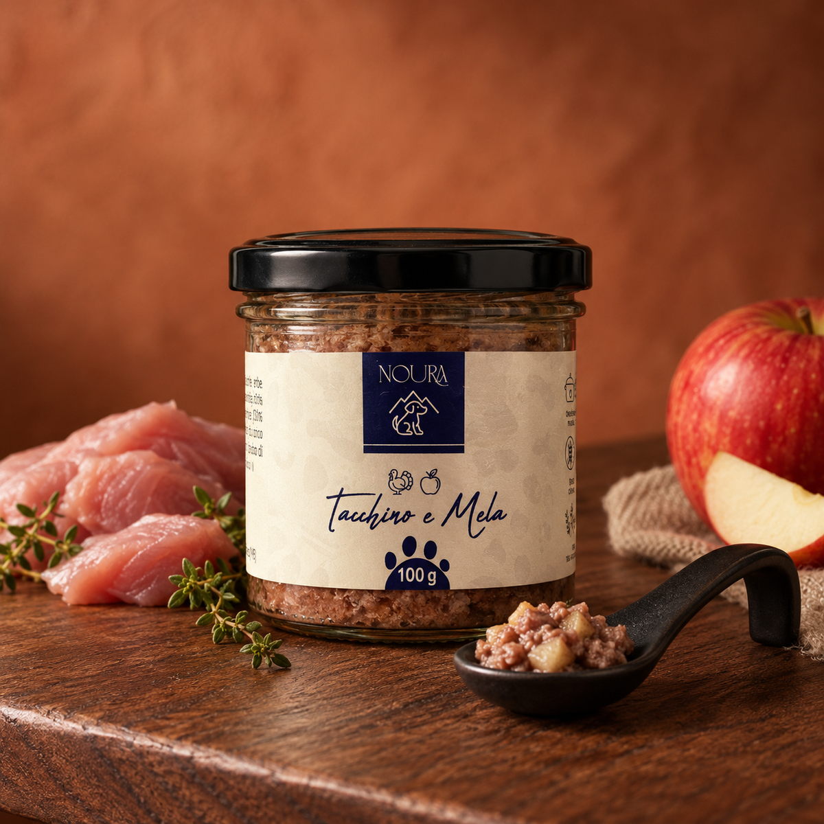 Ragù di Tacchino e mela - Gatto